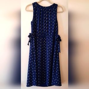 Juicy Couture Dark Blue and Gold Sleevelss Dress